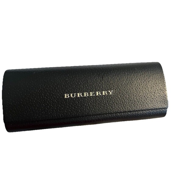 Burberry Accessories - Burberry Small Black Hard Clamshell Flip Top Eyeglasses Case Magnet Closure
